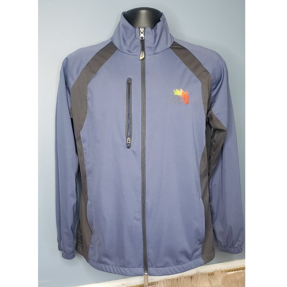 ANTIGUA MAPLE RIDGE GOLF COUNTRY CLUB WINDBREAKER JACKET -SIZE LARGE